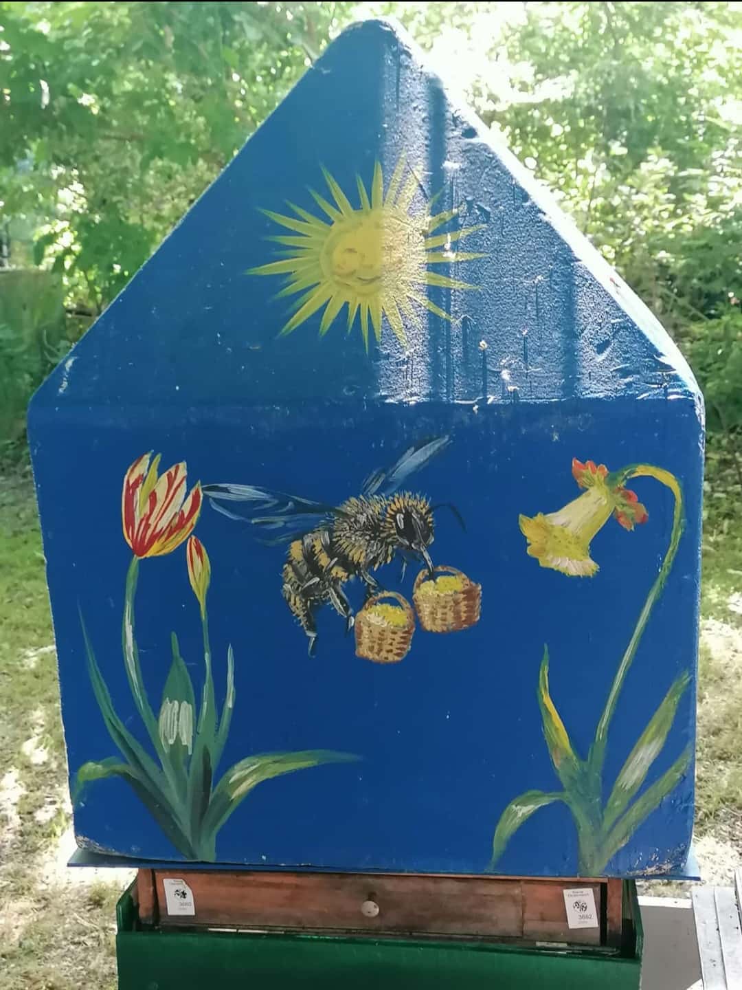 Abdeckung Glasballon
