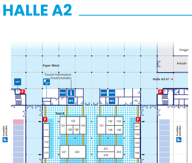 Hallenplan Eurobee 2022